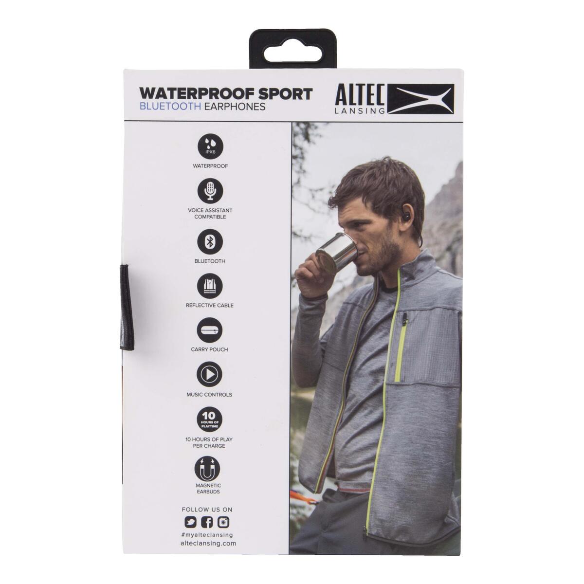 altec lansing waterproof bt earphones