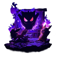 Sun Studio Pokemon Prank Gengar Scene Resin Statue