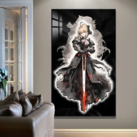 Fate/Stay Night Saber LED Wall Art Display