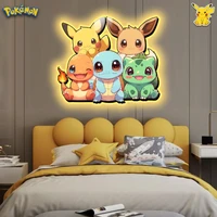 Pokemon LED Wall Art Display (Pikachu, Eevee, Charizard, Squirtle, Bulbasaur)