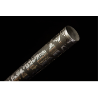 Dragon Pattern High Chromium Steel Three-Section Staff