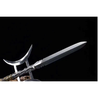 Three Kingdom Lv Bu's Dragon-Slaying Double Crescent Fangtian Halberd