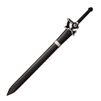 Sword Art Online Kirigaya Kazuto's Elucidator & Dark Repulser Set with Stand