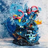 Pokemon Ash Ketchum & Greninja Family Figure