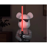 Bearbrick Hajime Lightsaber White 94cm Figure with LED