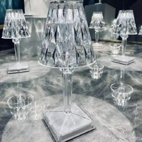 Crystal Table Lamp USB Rechargeable