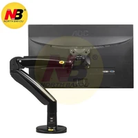 NB North Bayou F100A Monitor Desk Mount Full Motion Swivel Monitor Arm with Gas Spring for 22''-35''Monitors from 3kg to 12kg -Black