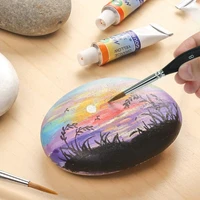 Kolinsky Sable Detail Paint Brush Set - 10Pcs, Perfect for Fine Detailing & Art Painting, Models, Craft Models