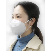 KN95 Protective Facemask 95% Filtration CE Certified Anti Dust/Droplet 4 Layer 3D Respirator 5 Pack