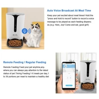 6L Automatic Pet Feeder Wi-Fi Enabled Night Light Camera Smart Dog Cat Feeder with App