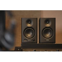 Edifier MR4 Studio Monitor - Smooth Frequency Wooden RCA TRS AUX Speaker - Black