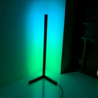 Minimalist desk/floor lamp RGB+Remote led corner standing lamp 52cm height