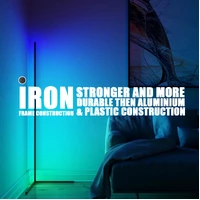Minimalist floor lamp RGB+CCT+Remote led corner standing lamp led floor lamp