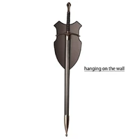 Lord of the Rings Gandalf's Glamdring Replica Sword with Wall Plaque
