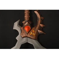 World of Warcraft - Varian Wrynn Shalla'tor & Ellemayne Sword Stainless Steel with Wall-Mount