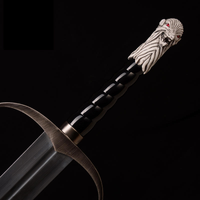 Game of Thrones - Jon Snow's Long Claw Sword with Wall Plaque