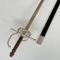 Expedition 33 Fencing Sword Replica (118cm) – Metal Fittings, Painted Aluminium Hilt, and Laser-Etched Blade