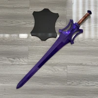 He-Man Masters of the Universe Sword of Power Steel Replica with Wall Plaque(Purple)