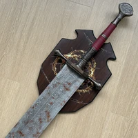 Elden Ring Marais Executioner's Sword Replica with Wall Plaque