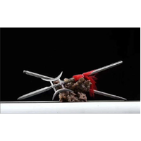 Three Kingdom Lv Bu's Dragon-Slaying Double Crescent Fangtian Halberd