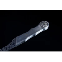 Azure Cloud Bamboo Rhythm - Short Tang Blade