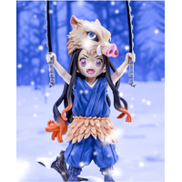 Demon Slayer Kamado Nezuko Cosplay Hashibira Inosuke Figure