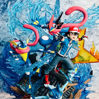 Pokemon Ash Ketchum & Greninja Family Figure