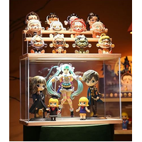 Acrylic Figure/Model Display Box with USB Lighting (Removable 5 Tier Stand)