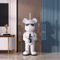 Bearbrick Hajime Lightsaber White 94cm Figure with LED