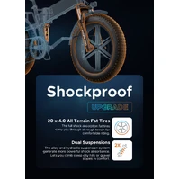 Engwe Engine PRO 1000W(Peak Power) Off Road Electric Bike Grey