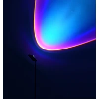 Rainbow Ocean Blue Projection Led Lamp 20cm (Round Head)