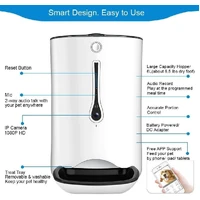 6L Automatic Smart Pet Feeder with Wifi & HD Camera App Controlled