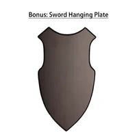 Lord of the Rings Gandalf's Glamdring Replica Sword with Wall Plaque