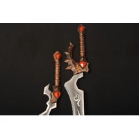 World of Warcraft - Varian Wrynn Shalla'tor & Ellemayne Sword Stainless Steel with Wall-Mount