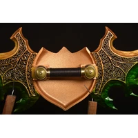 World Of Warcraft - Illidan Stormrage’s Warglaives of Azzinoth with Wall Plaque