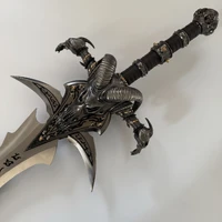 World of Warcraft -  Frostmourne Lich King Arthas Menethil Sword Reforged Version with Wall Plaque