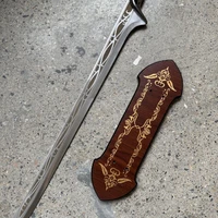 Lord of the Rings Thranduil's Elven Blade Stainless Steel Replica with Wall Plaque