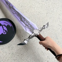 Solo Leveling Demon King's Longsword with Wall Plaque