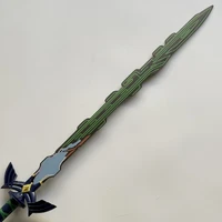 The Legend of Zelda – Master Sword Rune Edition Replica with Alloy Crossguard, Steel Tube Handle, and 4mm UV Printed Blade