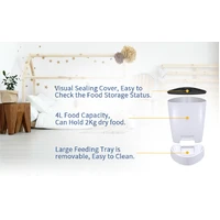 Auto Pet Feeder Dog/Cat Smart Wifi App Control Food Dispenser 4L