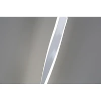 Minimalist floor lamp RGB+Alexa led corner standing lamp Double Twisted Design White
