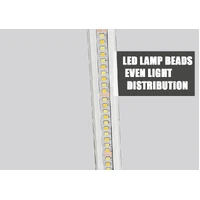 Minimalist Curve Dimming Floor Lamp Remote Control - White