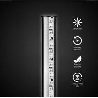 Minimalist floor lamp dimming + remote led corner standing lamp led floor lamp