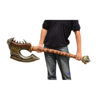 World of Warcraft Grommash "Grom" Hellscream Gorehowl Axe