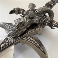World of Warcraft -  Frostmourne Lich King Arthas Menethil Sword Reforged Version with Wall Plaque