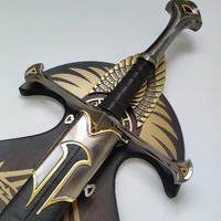 Lord of Rings Narsil/Anduril Sword with Wall Plaque