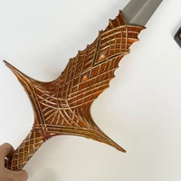 Elden Ring Leda's Sword Stainless Steel Replica with Wall Plaque
