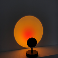 Rainbow Sunset Projection Led Lamp 20cm (Round Head)