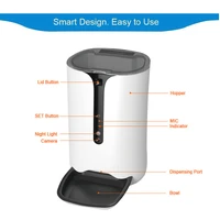 6L Automatic Pet Feeder Wi-Fi Enabled Night Light Camera Smart Dog Cat Feeder with App