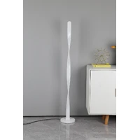Minimalist floor lamp RGB+Alexa led corner standing lamp Double Twisted Design White